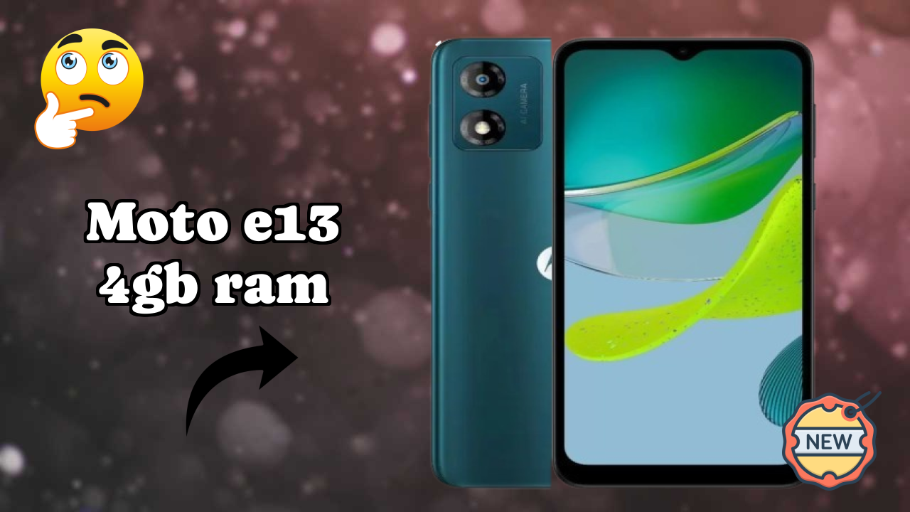 Motorola Fans Alert: Moto E13 4GB RAM Massive Price Drop to ₹8,499