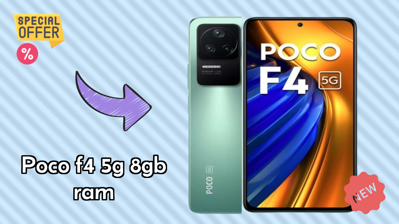 POCO F4 5G 8GB RAM Camera Quality: 20 MP Front Camera Selfie