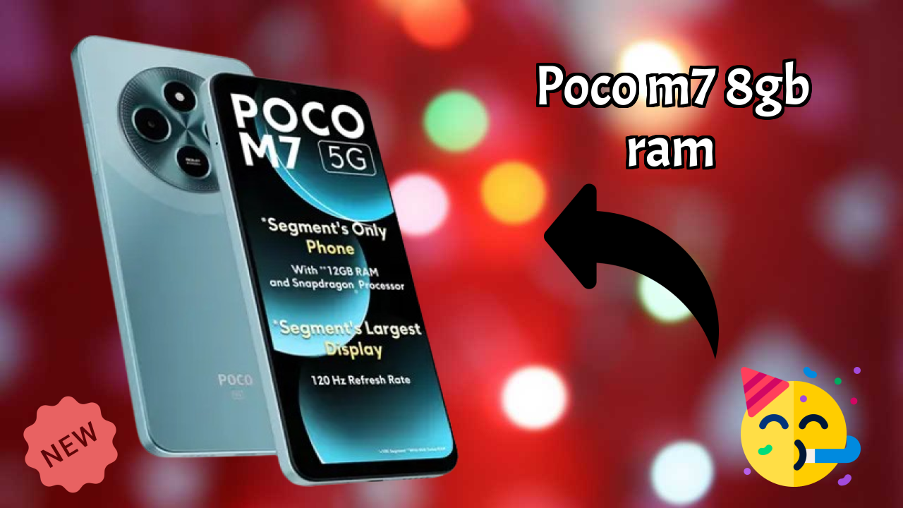 POCO M7 8GB RAM Display Size: 6.88 Inches (17.48 Cm) Screen Quality