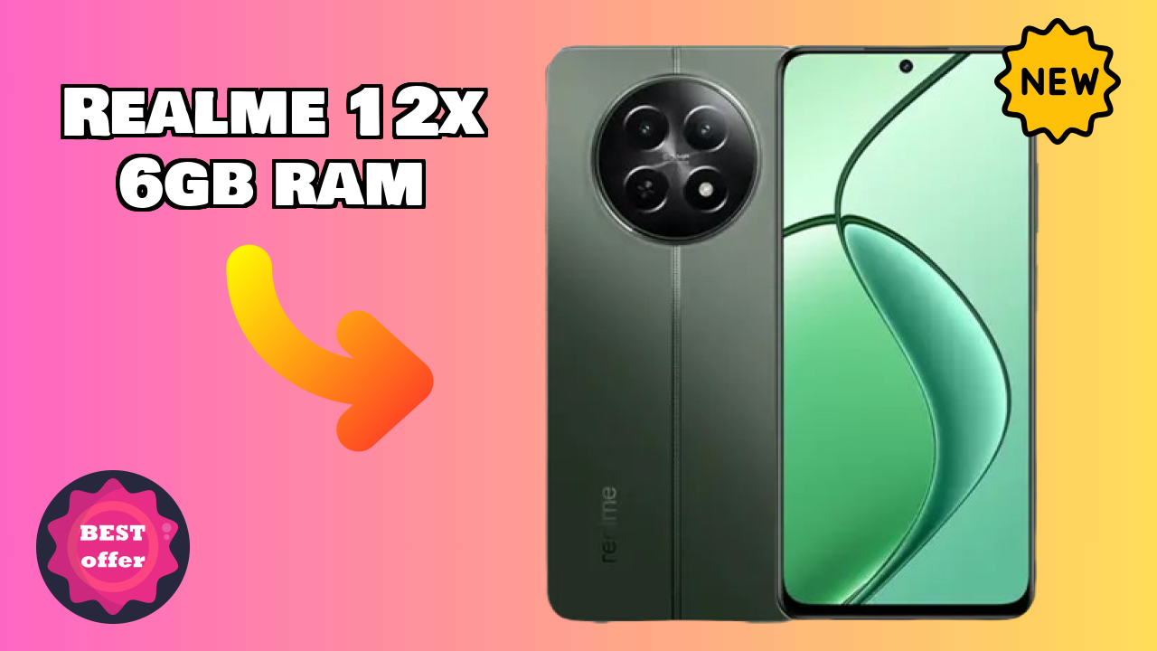 Realme 12x 6GB RAM Performance: 6 GB RAM Gaming Tested