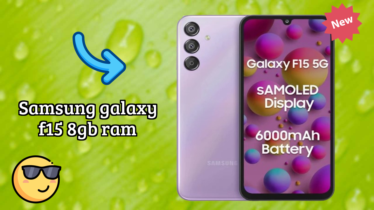 Samsung Galaxy F15 8GB RAM Display Analysis: 6.5 Inches (16.51 Cm) Screen