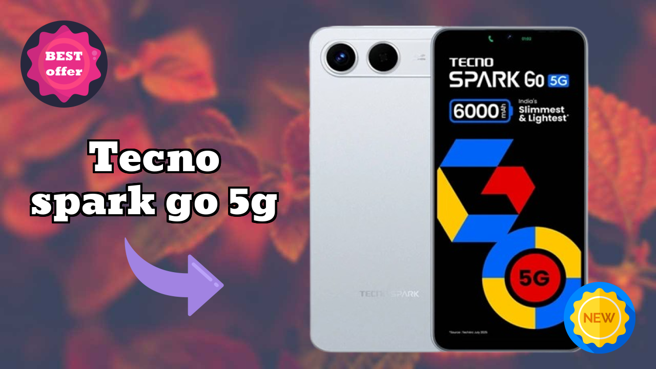 Tecno Spark Go 5G at ₹9,999 - Complete Specifications