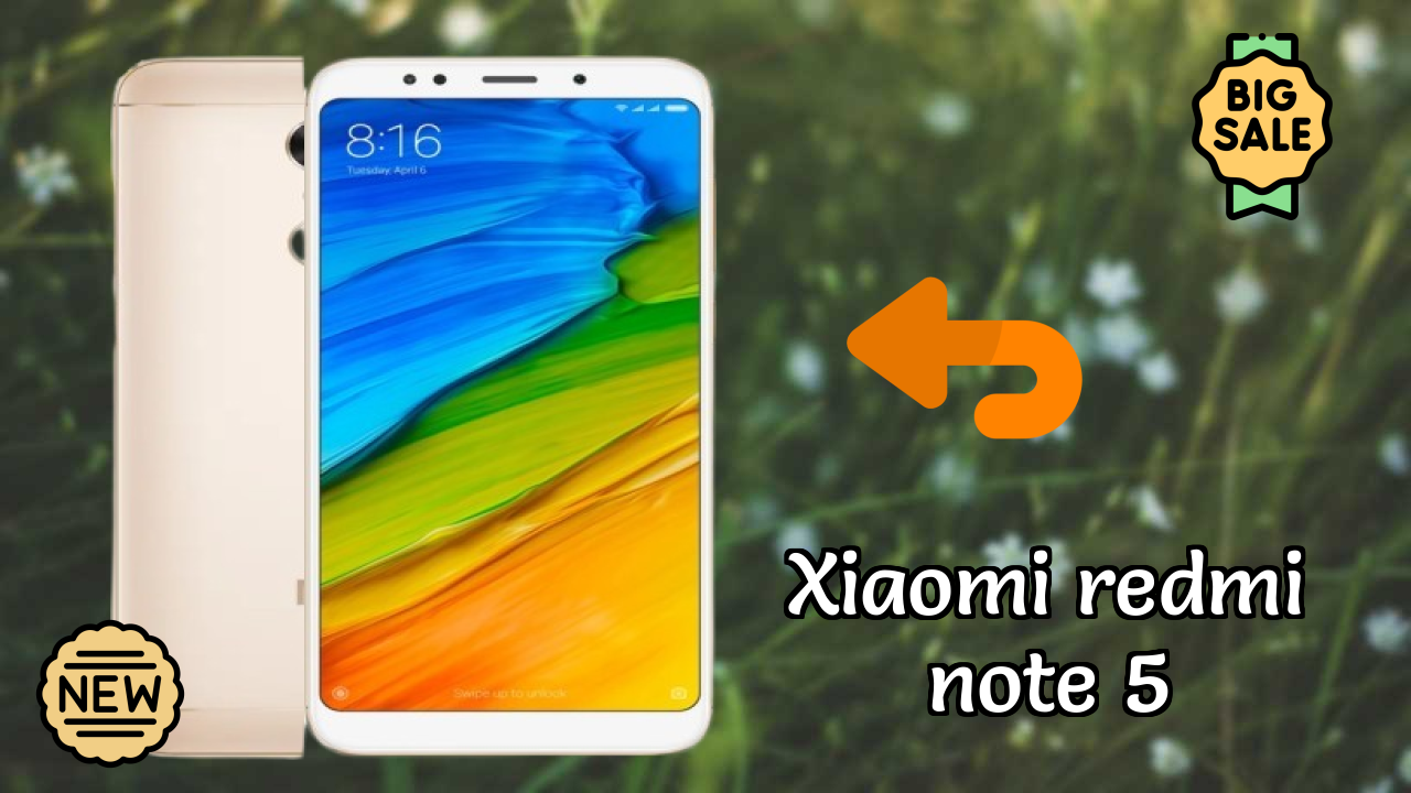 Xiaomi Redmi Note 5 Display Technology: 5.99 Inches (15.21 Cm) Screen